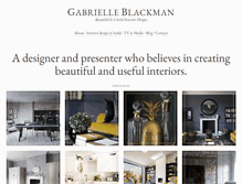 Tablet Screenshot of gabrielleblackman.com
